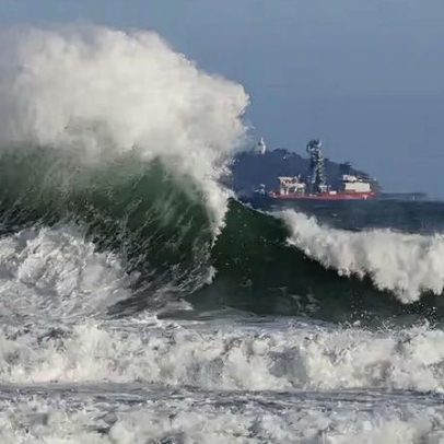 Marinha emite alerta de ressaca com ondas de até 3 m na orla do Rio