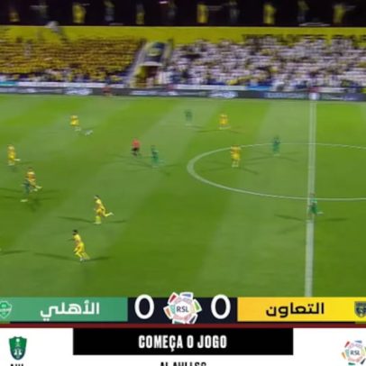 Al Taawoun e Al Ahli empatam sem gols no início da partida