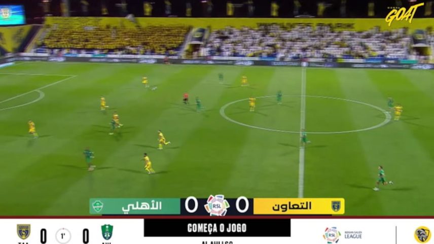 Al Taawoun - Al Ahli SC 0 - 0 | COMEÇA O JOGO