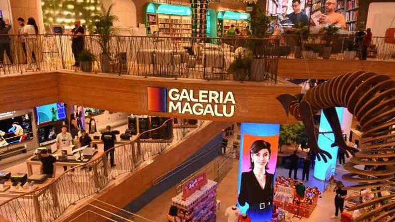 Galeria Magalu, loja que reúne todas as marcas do grupo, inaugurada em dezembro