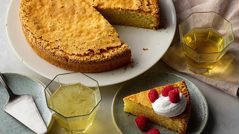 Receita de Gâteau au Champagne: bolo com champanhe francês