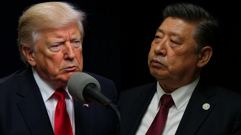 Trump e Xi tentam conter a rivalidade global, mas encontro em Pequim deve servir mais para evitar crises do que resolvê-las. (Foto: Kent Nishimura/Sergei Bobylev/EFE/EPA/POOL)