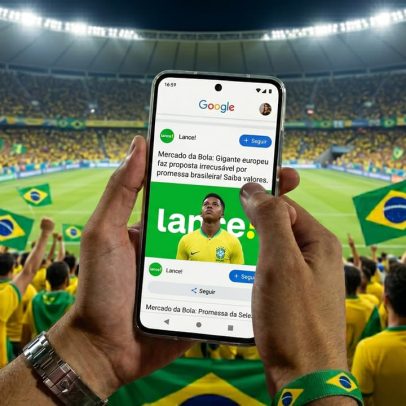 Siga o Lance! no Google e fique por dentro do esporte