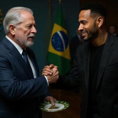Lula e Neymar, o camisa 10 da seleção, na mira da taça em 2026