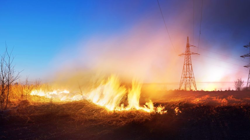 Os desligamentos de energia causados por queimadas cresceram 38% em 2024