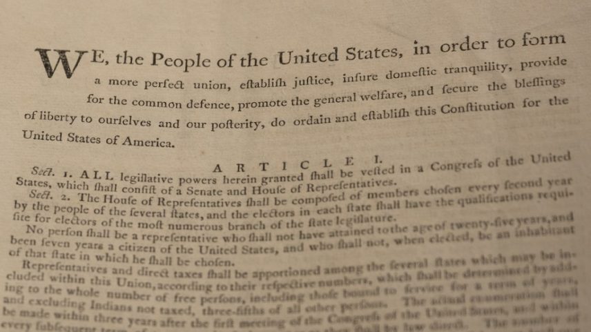 The US Constitution.
