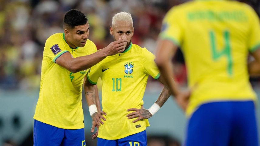 Casemiro e Neymar na Copa do Mundo de 2022