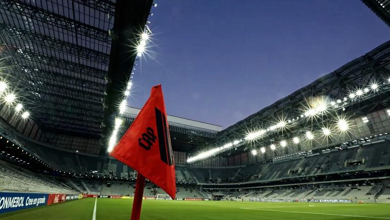 Arena da Baixada, em Curitiba, vai ser o palco da partida entre Athletico-PR e Grêmio neste sábado, 2 (Heuler Andrey/Eurasia Sport Images/Getty Images)