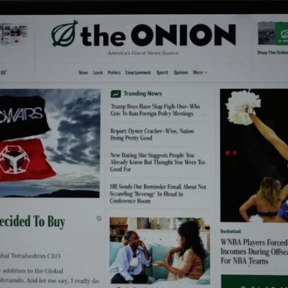 Tribunal do Texas atrasa takeover de The Onion e Tim Heidecker do InfoWars