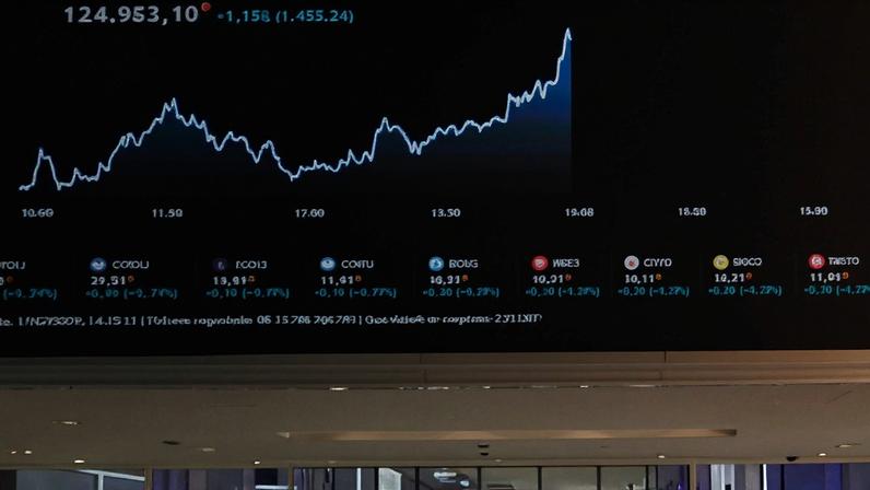 HISTÓRICO - Painel na B3: uma sequência de quinze altas seguidas do Ibovespa não ocorria desde 1994