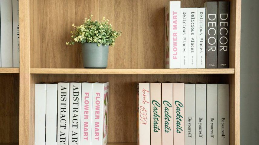 Livros viraram objeto de decoração