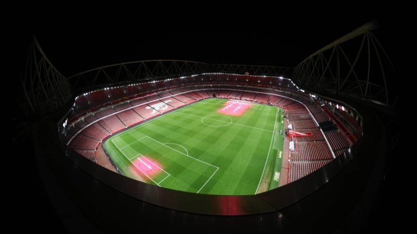 Emirates Stadium, em Londres, será o palco de Arsenal x Atlético de Madrid nesta terça, 5 (Stuart MacFarlane/Arsenal FC/Getty Images)