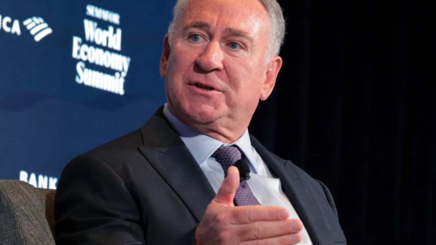 Citadel CEO Ken Griffin speaks during the Semafor World Economy Summit 2025.