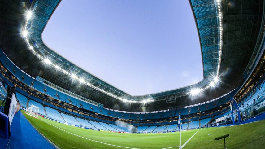Arena do Grêmio, em Porto Alegre, vai ser o palco de Grêmio e Flamengo neste domingo, 10 (Pedro H. Tesch/Getty Images)