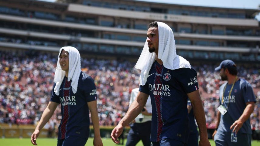 Jogadores sofreram com calor extremo na Copa do Mundo de Clubes de 2025 nos EUA