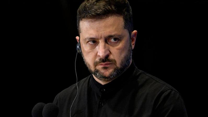 O presidente da Ucrânia, Volodymyr Zelensky (Antonio Masiello/Getty Images)