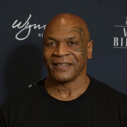 Mike Tyson encontra Brad Pitt na casa da ex-mulher