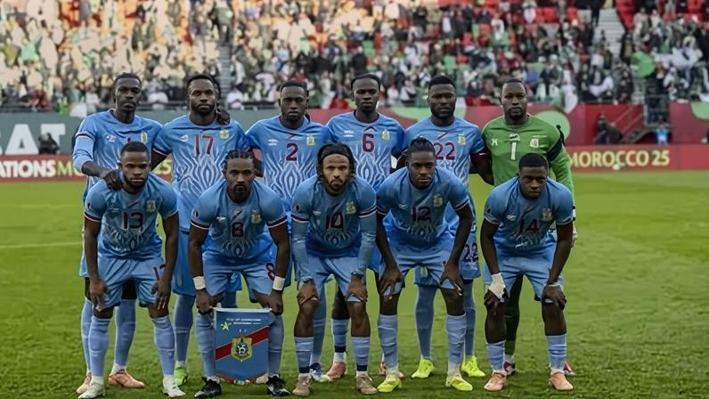 Jogadores da RD do Congo durante a Copa Africana de Nações