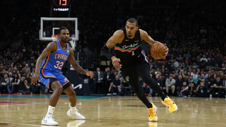 Victor Wembanyama and the San Antonio Spurs won four out of five games against the Oklahoma City Thunder during the regular season.