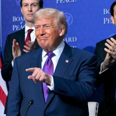 Conselho da Paz para Gaza, idealizado por Trump, com saldo zero em conta oficial