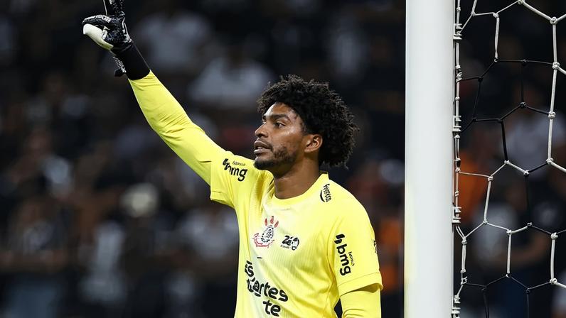 Goleiro Hugo Souza, do Corinthians (Alex Silva/Sports Press Photo/Getty Images)
