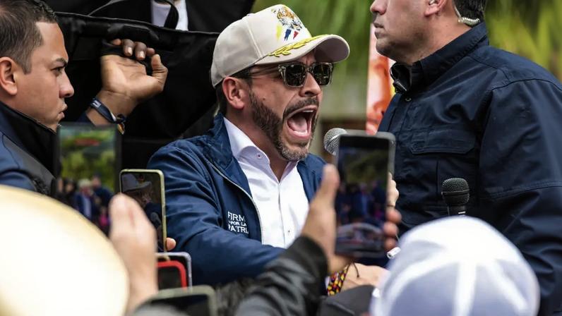 IDEOLOGIA - O candidato em ação: a cartilha que elegeu vários conservadores no continente seguida à risca (Camilo Erasso/Long Visual Press/UIP/Getty Images)