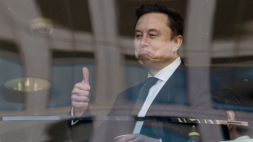 Musk foi alvo da maior parte dos questionamentos da defesa na última semana. (Paul Morris/Bloomberg/Getty Images)