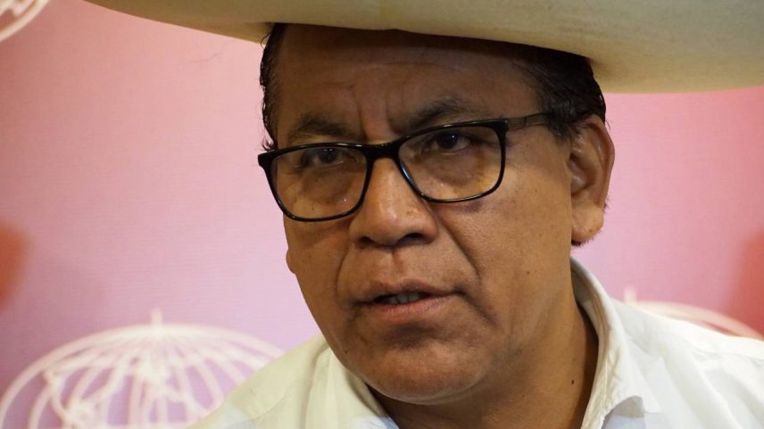 Roberto Sánchez, candidato de esquerda nas eleições presidenciais no Peru. 30/04/2026