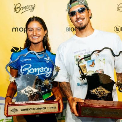 Brasil lidera Circuito Mundial de Surfe com Gabriel Medina e Luana Silva