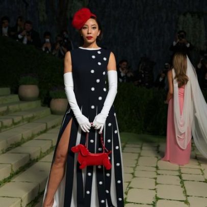 Amy Sherald veste-se com a própria pintura premiada no Met Gala