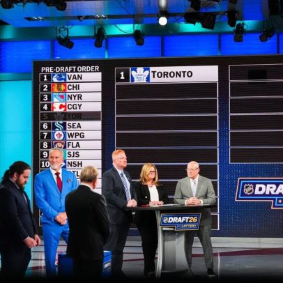 Maple Leafs ficam com a primeira escolha no Draft 2026 da NHL