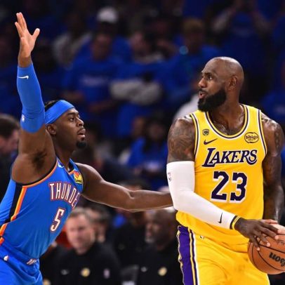 Thunder vence o Jogo 1, Lakers mostram reação