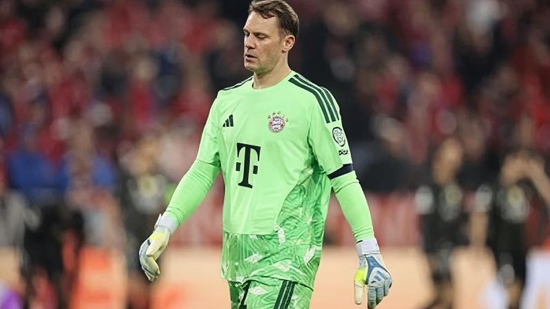 Manuel Neuer no jogo de volta da semifinal da Uefa Champions League