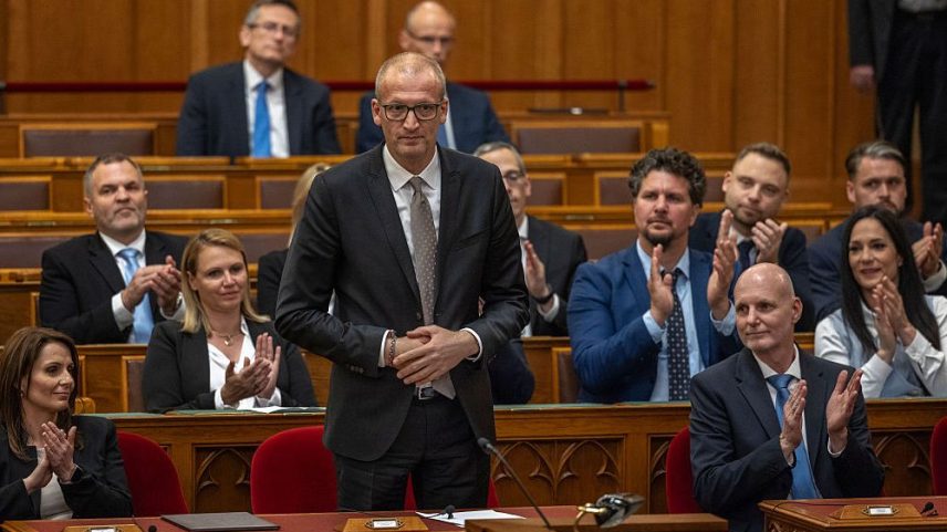 Zoltán Tarr, Social Relations and Culture Minister before he has taken his oath of office as newly elected Prime Minister Peter Magyar forms his new government on May 12, 2026 in Budapest, Hungary.