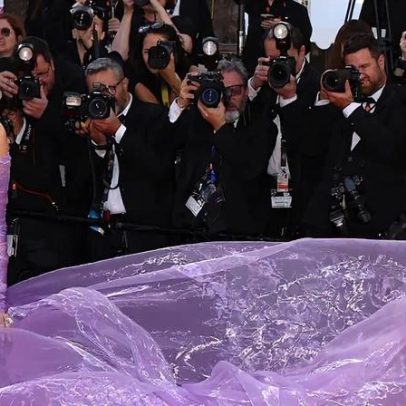 Drapeado: o clássico que define o corpo e ganha destaque em Cannes