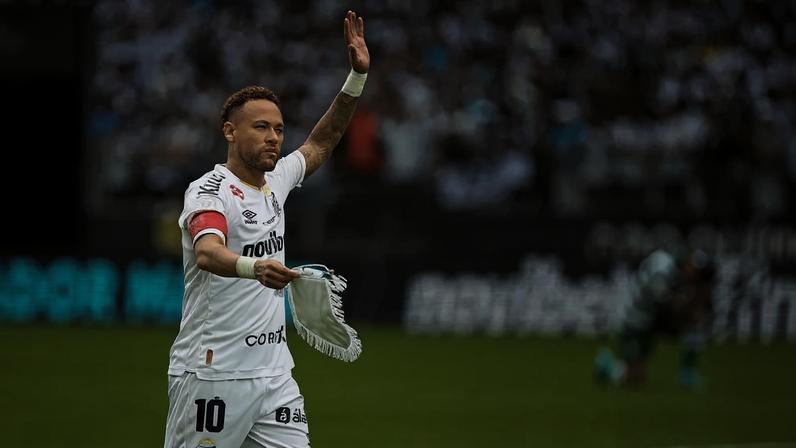 Foto de Neymar em campo