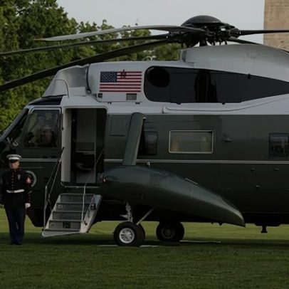 Trump chega à Casa Branca após visita de Estado à China