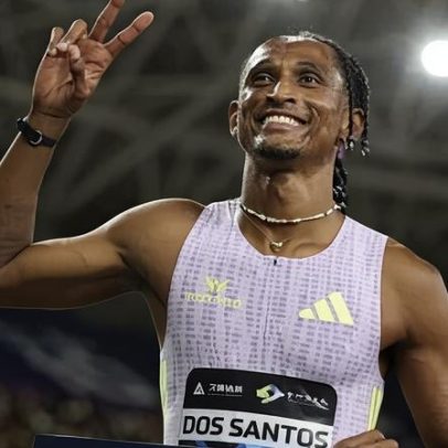Alison dos Santos conquista ouro na Diamond League e faz melhor tempo do ano