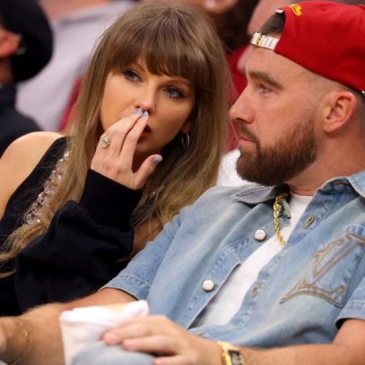 Taylor Swift e Travis Kelce são vistos juntos em jogo dos Cavaliers