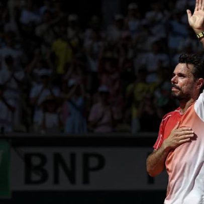 Stan Wawrinka se despede do Roland Garros