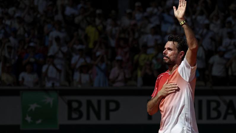 Stan Wawrinka se despede de Roland Garros