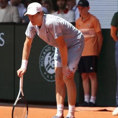 Sinner, líder do ranking, é eliminado na segunda rodada de Roland Garros