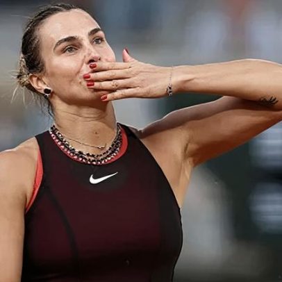 Sabalenka supera susto e avança à terceira rodada de Roland Garros