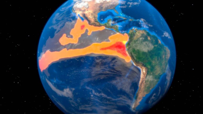 LA NIÑA - Clima: imagem mostra região analisada para definir ocorrência do fenômeno natural