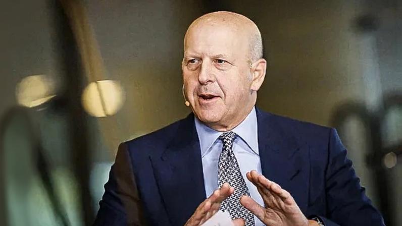 David Solomon, co-co-president and co-chief operating officer of Goldman Sachs & Co., speaks during a Bloomberg Television interview at the Milken Institute Global Conference in Beverly Hills, California, U.S., on Monday, May 1, 2017. The conference is a unique setting that convenes individuals with the capital, power and influence to move the world forward meet face-to-face with those whose expertise and creativity are reinventing industry, philanthropy and media. Photographer: Patrick T. Fallon/Bloomberg via Getty Images (Bloomberg/Getty Images)