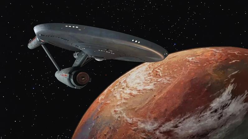A nave de Jornada nas Estrelas e uma ilustração sobre a disputa de países pela Lua: o que era ficção agora se realiza