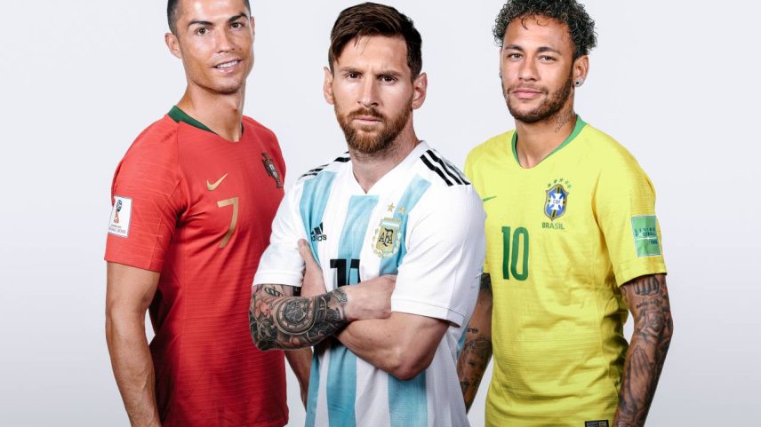 Cristiano Ronaldo, Lionel Messi e Neymar - (Lars Baron/FIFA/Getty Images)
