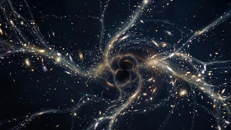 (Imagem ilustrativa)Fenômeno astronômico que exerce força gravitacional sobre a nossa galáxia e outras vizinhas