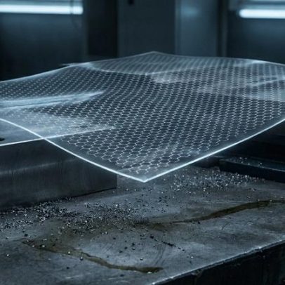 Material 200x mais resistente que o aço e leve para cobrir campo com menos de 1g
