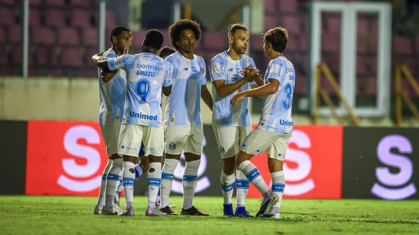 O Grêmio venceu o Confiança-SE pela Copa do Brasil (Foto: LUCAS UEBEL/GREMIO FBPA)